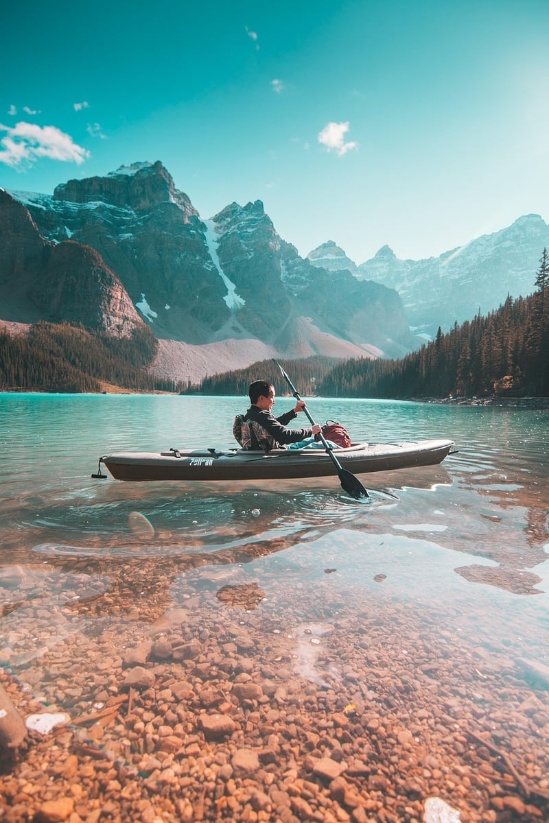 Kayak with PFD